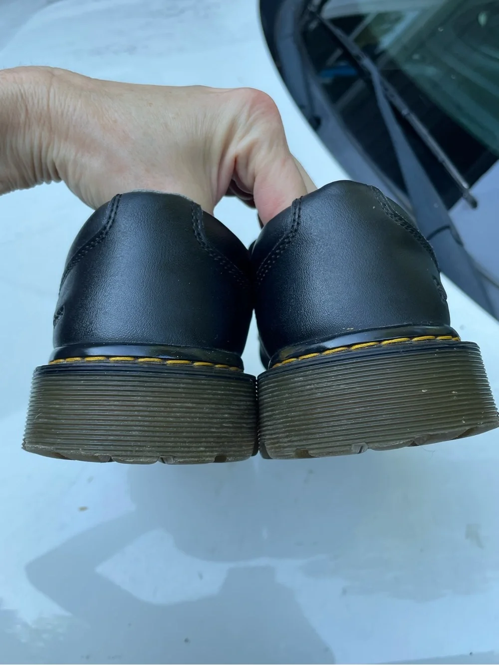 Dr Martens Kent Black Leather Oxford Shoes Size 9 Men’s